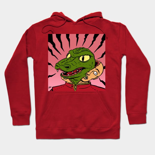 Reptile Alien Invasion Hoodie by jareddweiss